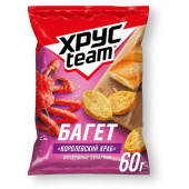 Сухарики Хрустим багет со вкусом королевского краба 60 г купить в интернет-магазине товаров для офиса и дома ТопГрад с доставкой