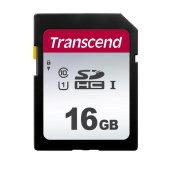 Карта памяти 16 ГБ SDHC Transcend TS16GSDC300S Class 10 UHS-I