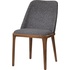 Стул обеденный Bruno melange-grey (ткань, массив дерева)