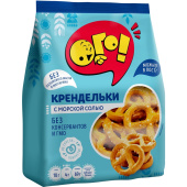 Крендельки Ого! посольские с морской солью 130 г купить в интернет-магазине товаров для офиса и дома ТопГрад с доставкой