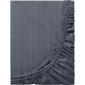 Простыня на резинке Волшебная ночь Graphics 160x200x20 см ранфорс 110  г/кв.м графитовая