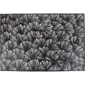 Салфетка сервировочная (плейсмат) Nouvelle Home Аjoure 30x45 см чёрная  (4 штуки в упаковке)