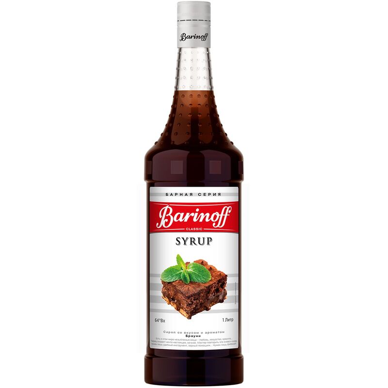 Сироп Barinoff Брауни 1 л (6 штук в упаковке)