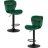 Стул  барный LM-5022-N зелёный/чёрный (велюр, фанера) купить в интернет-магазине товаров для офиса и дома ТопГрад с доставкой