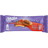 Печенье бисквитное Milka с малиновым желе 147 г купить в интернет-магазине товаров для офиса и дома ТопГрад с доставкой