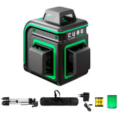 Уровень лазерный ADA CUBE 3-360 GREEN Professional Edition (А00573)