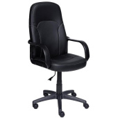 Кресло для руководителя TetChair Parma черное (искусственная кожа, пластик)