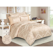 Комплект постельного белья Cleo Satin Jacquard 2-спальное сатин-жаккард  50x70/70x70 см (21/207-SG)