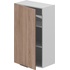 Шкаф кухонный VOK W1D_96_60 (дуб сонома/белый шагрень, 600х315х960 мм)