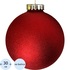 Ёлочный шар новогодний BigDecor пластик красный (диаметр 30 см)