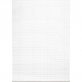 Бумага для флипчартов Комус 67.5x98 см белая 20 листов в клетку (80 г/кв.м)