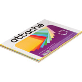 Бумага цветная для печати Attache Multicolor 80 г/кв.м, 100 листов, А4, микс пастельная, интенсивная