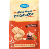 Вафли Коломенские мини шоколадно-ореховые 200 г купить в интернет-магазине товаров для офиса и дома ТопГрад с доставкой