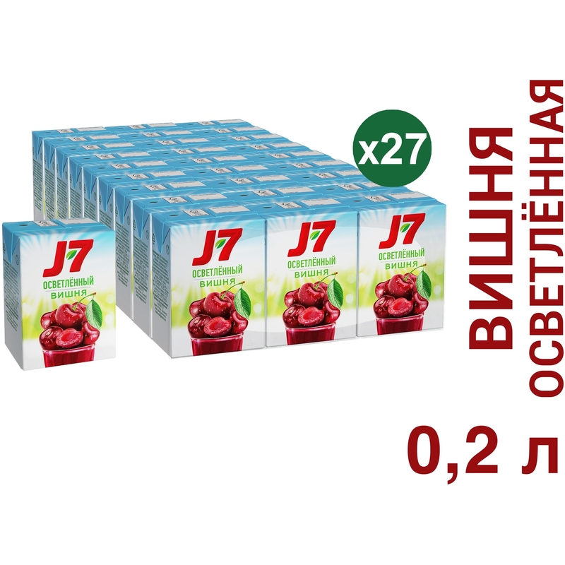Нектар J7 вишневый 0.2 л