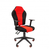 Кресло игровое Chairman Game 8 черное/красное (ткань/пластик)