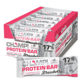 Батончик Champ! клубничный протеиновый (18 штук в упаковке) купить в интернет-магазине товаров для офиса и дома ТопГрад с доставкой