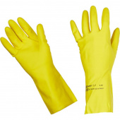 Перчатки латексные Vileda Professional Контракт желтые (размер 6.5-7, ХS-S, 101016)