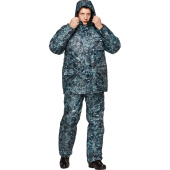 Костюм рабочий зимний мужской Охранник-КПК КМФ серый (размер 44-46, рост  170-176) купить в интернет-магазине товаров для офиса и дома ТопГрад с доставкой