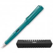 Ручка перьевая LAMY Safari цвет чернил синий цвет корпуса аквамарин