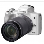 Фотоаппарат Canon EOS M50 kit + объектив EF-M 15-45 IS STM белый