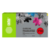 Картридж струйный Cactus PFI-710C CS-PFI710C/2355C001 для Canon голубой совместимый