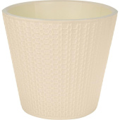 Горшок для цветов Velvet 16 л бежевый (33x30.5 см) купить в интернет-магазине товаров для офиса и дома ТопГрад с доставкой
