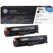 Картридж лазерный HP 304A CC530AD черный оригинальный (двойная упаковка)