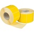 Термотрансферные этикетки 100х49 мм бумажные полуглянцевые желтые  (диаметр втулки 76 мм, 8 рулонов по 3000 этикеток)