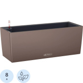 Кашпо с автополивом Lechuza Balconera Color 50 11 л с внутренней  вставкой 8 л мускатный (50x19x19 см)