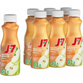 Сок J7 яблоко 0.3 л без сахара (6 штук в упаковке)