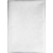 Скатерть на стол квадратная Luscan 145х145 см журавинка белая рис 1812