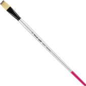 Кисть художественная Комус Арт плоская средней жесткости синтетика №16