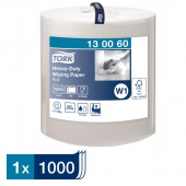 Протирочная бумага Tork 130060 W1 белая (340 метров в рулоне)