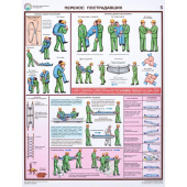 Плакат информационный оказание первой помощи пострадавшим (6 листов в комплекте)