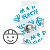 Электроды для ЭКГ одноразовые Medico MSGST-27 твердый гель 32x25 мм (50 штук в упаковке)