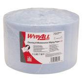 Бумага протирочная в рулоне Kimberly-Clark WypAll L20 7317 1000 листов 23.5x38 см голубая 2-слойная