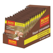 Каша Ясно Солнышко гречневая с грибами и жареным луком 15 штук по 45 г купить в интернет-магазине товаров для офиса и дома ТопГрад с доставкой