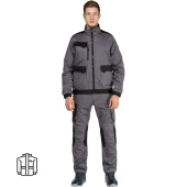 Куртка рабочая летняя мужская Delta Plus MACH2 серая (размер 54-56, рост  188-196)