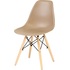 Стул обеденный Dobrin DSW бежевый (пластик, массив дерева)