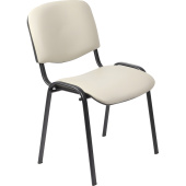 Стул офисный Easy Chair ИЗО/ISO бежевый экокожа металл чёрный (1647585)