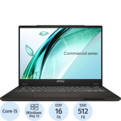 Ноутбук MSI Commercial 14 H A13MG-002US 14" Gray Intel Core i5 13420H/16  ГБ/SSD 512 ГБ/Intel UHD Graphics (9S7-14L111-002)