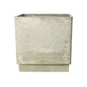 Горшок для цветов 23 л серый (30x30 см)