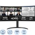Монитор 34" LG 34WR55QK-B чёрный (34WR55QK-B)