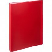 Папка файловая на 40 файлов Attache A4 25 мм красная (толщина обложки 0.4 мм)