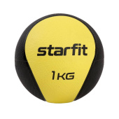 Медбол Starfit GB-702 1 кг желтый (высокая плотность)