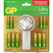 Батарейка AA пальчиковая, AAA мизинчиковая GP  15AU/24AU/FANWETA21-2CRSBC24 (24 штуки в упаковке)