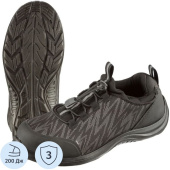 Кроссовки рабочие Мистраль Light ПУ из текстиля черные с металлическим  подноском размер 43 (135559)