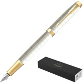 Ручка перьевая Parker IM Premium Pear цвет чернил синий цвет корпуса белый (артикул производителя 2143649)