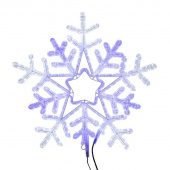 Фигура светодиодная Neon-Night Снежинка белая/синяя (60х60 см, с контролером)