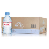 Вода минеральная негазированная Evian 0.33 л купить в интернет-магазине товаров для офиса и дома ТопГрад с доставкой
